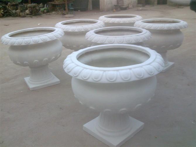 玻璃鋼街道花盆圖片