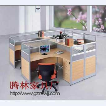 供應四人位組合屏風辦公桌A-1053D，屏風辦公卡位