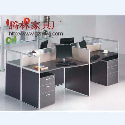 簡約屏風(fēng)辦公桌圖片/簡約屏風(fēng)辦公桌樣板圖 (2)