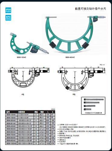 供應(yīng)INSIZE英示微米外徑千分尺，卡尺，百分表，數(shù)顯表，量塊