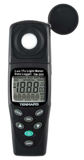 臺(tái)灣泰瑪斯TM-203數(shù)位照度計(jì)圖片