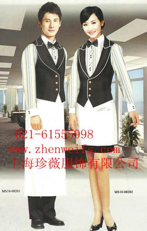 供应烧烤店工作服酒店工作服服务员制服饭店工作服图片