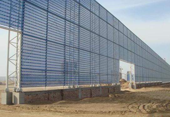 堆煤場擋風(fēng)抑塵墻圖片