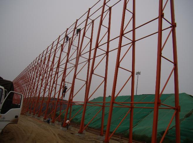 金屬防風(fēng)抑塵墻圖片/金屬防風(fēng)抑塵墻樣板圖 (2)