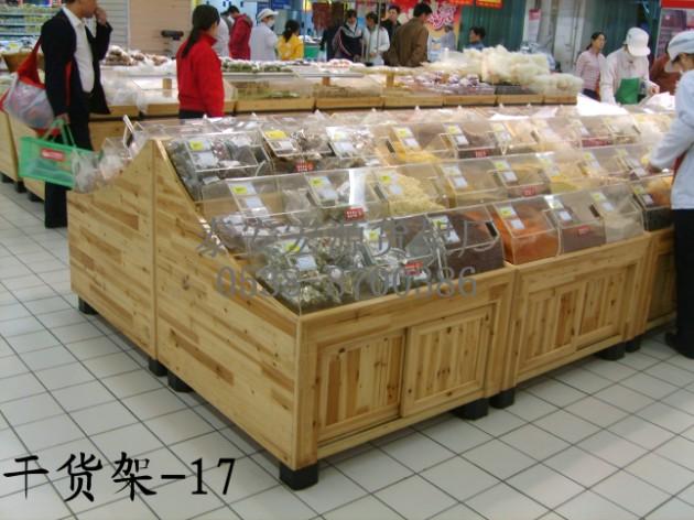 供应商超设备 超市木质品 生鲜木质品图片