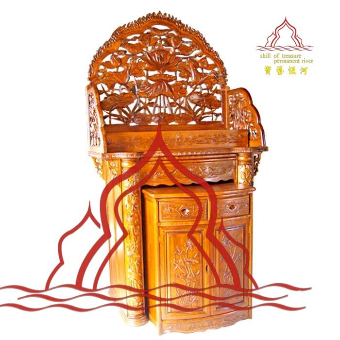 50寸加高屏風套柜佛龕圖片