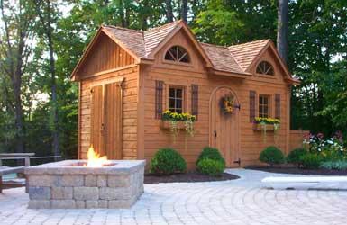 山西北美小木屋圖片