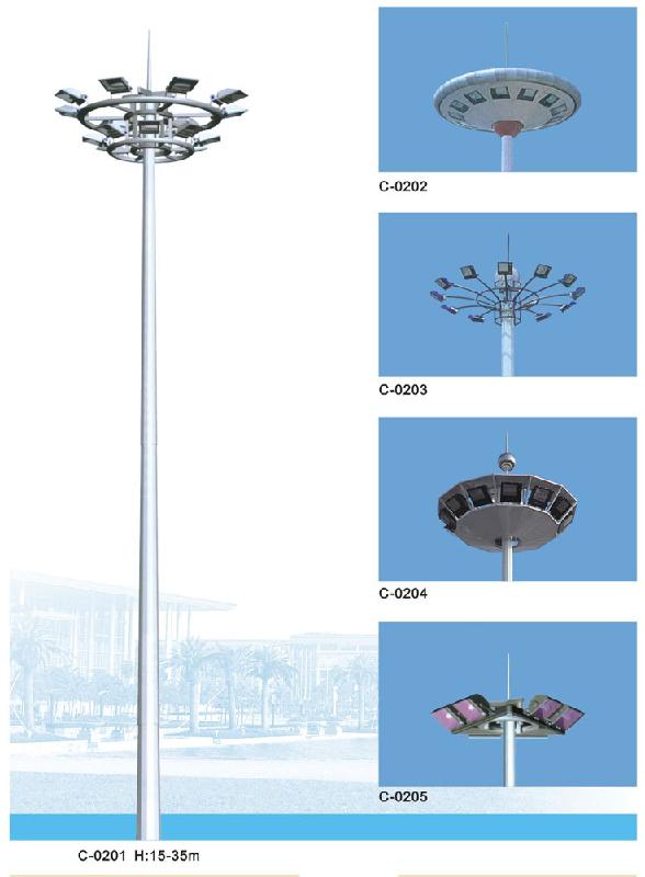 25米升降式高杆灯图片