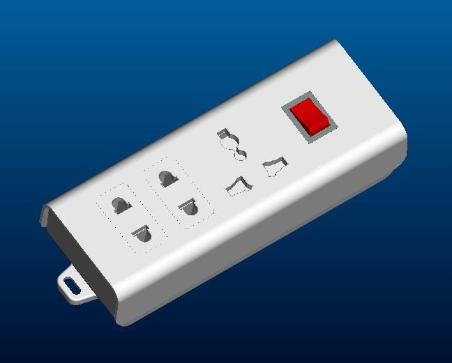 供應(yīng)全阻燃耐高溫120度四位流水線排插