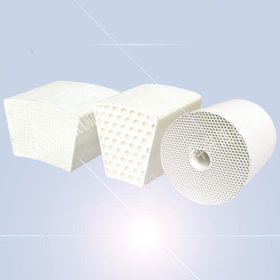 圓形扇形蜂窩陶瓷蓄熱體圖片