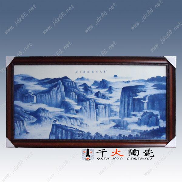 供應(yīng)景德鎮(zhèn)瓷板畫，瓷板畫定制，手工畫瓷板畫