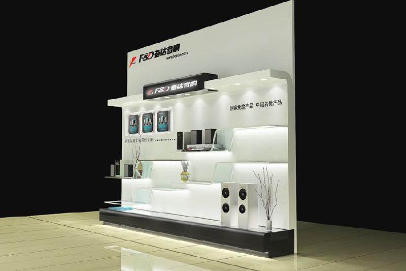供應商場家電專區(qū)形象展示柜