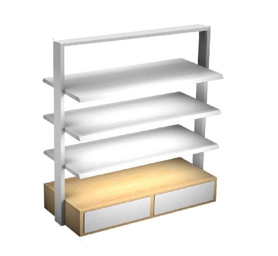 木制內(nèi)衣形象中島展示架圖片