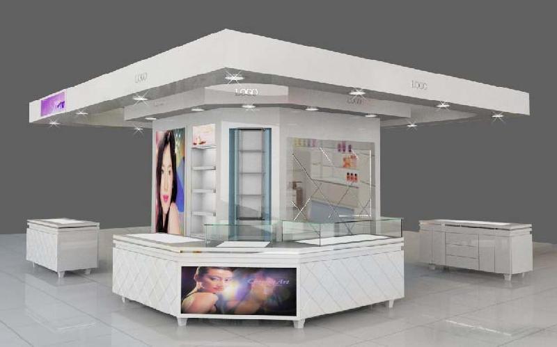 化妝品有機玻璃終端展示柜圖片