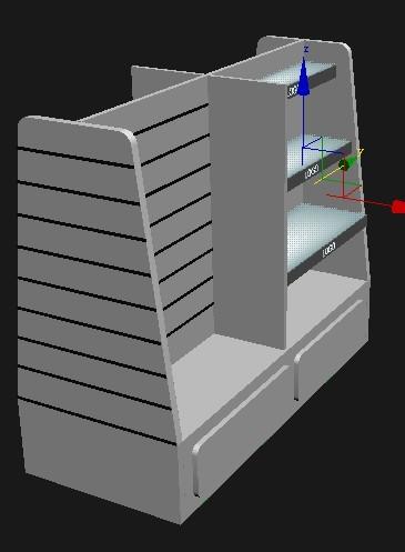 木質(zhì)家電陳列中島展示架圖片