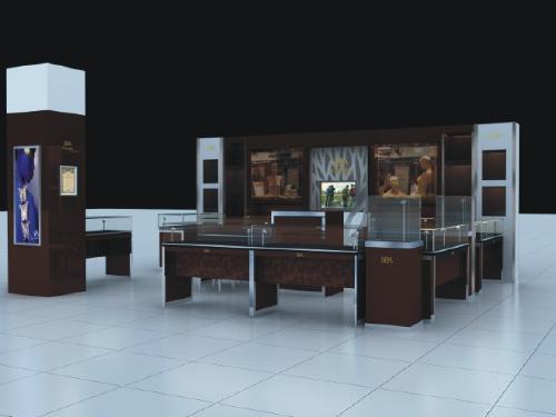 供應(yīng)珠寶品牌專(zhuān)賣(mài)店形象陳列展示柜