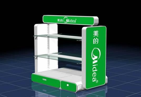 供應(yīng)木質(zhì)家電陳列中島展示架