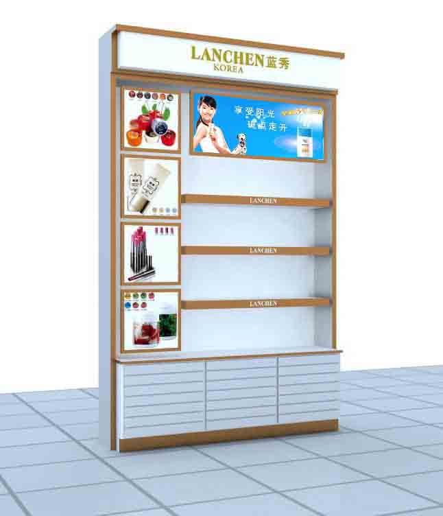 供應(yīng)化妝品背柜展示