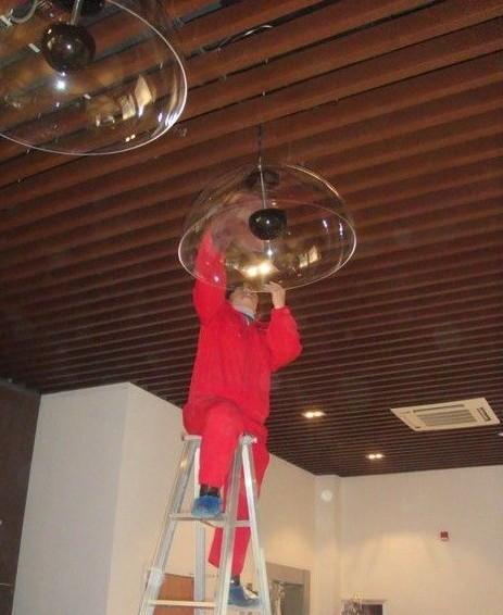 昆明燈具清洗保潔圖片