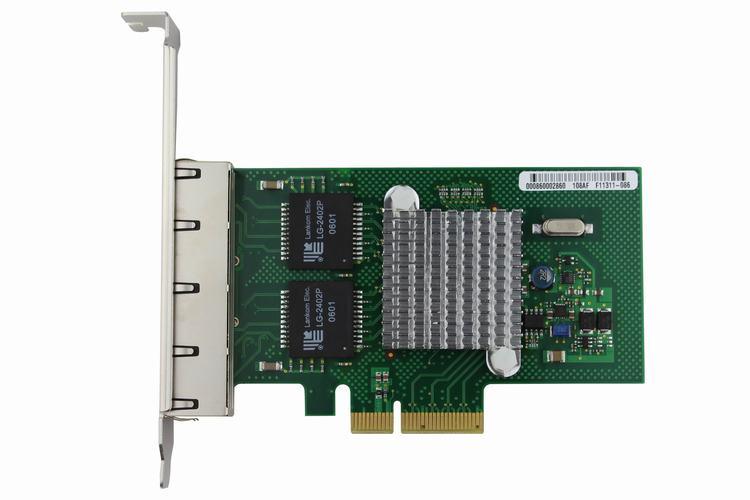 Intel 82580EB PCIe X4 四口千兆网卡图片