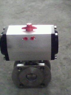 Q672F-16P超短型氣動(dòng)球閥圖片/Q672F-16P超短型氣動(dòng)球閥樣板圖 (2)