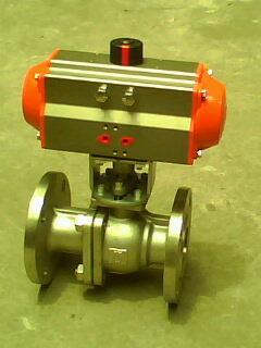 供應(yīng)氣動法蘭球閥q641f-16p