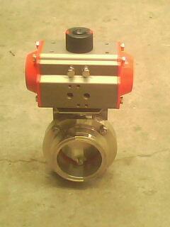 供應(yīng)正萊不銹鋼氣動快裝蝶閥