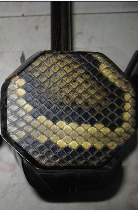 南昌江華黑檀木材扁八角彎頭二胡圖片