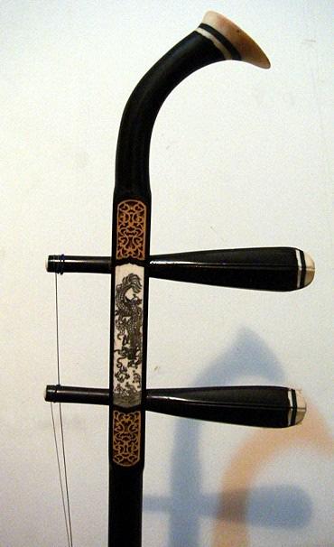 供應(yīng)南昌江華黑檀木材扁八角彎頭二胡