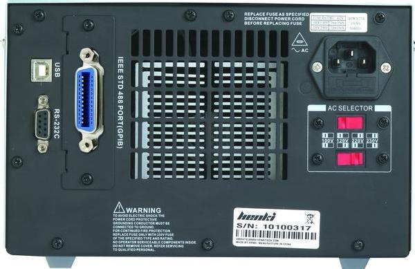 恒基 三頻道輸出線性可程控直流電源 HT23系列-200W 3輸出