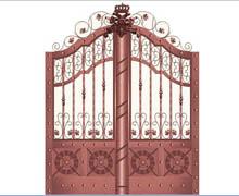 供應(yīng)鑄鋁配件別墅門