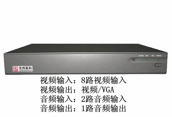 供应汉邦硬盘录像机HB-7008CIF8路图片