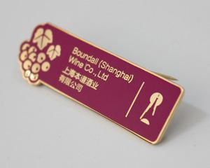 供应定做金属胸牌/定做公司logo胸牌