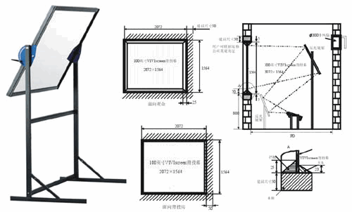 供應(yīng)投影儀背投*前鍍膜反射鏡