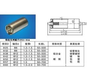 供应镀锌 不锈钢直径25mm无动力滚筒 托辊 滚子