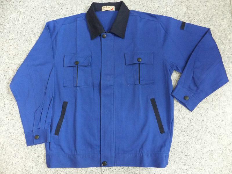 勞保服廠*丈青色全棉宜興勞保服201718款