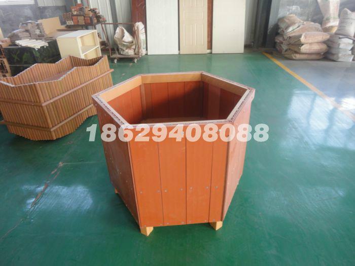 供應(yīng)寧夏木塑花箱廠家