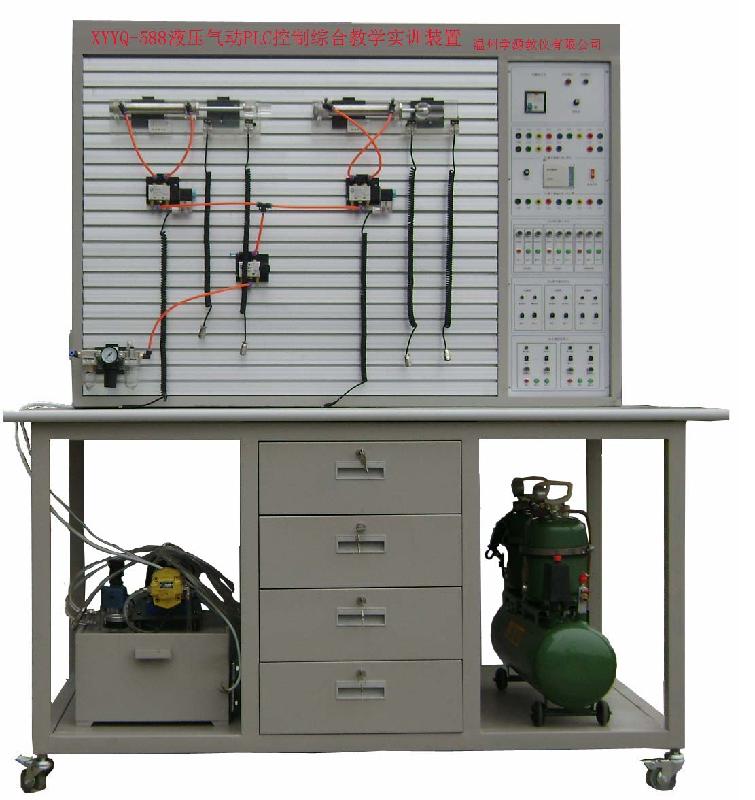 透明液壓與氣壓PLC綜合實(shí)訓(xùn)設(shè)備圖片