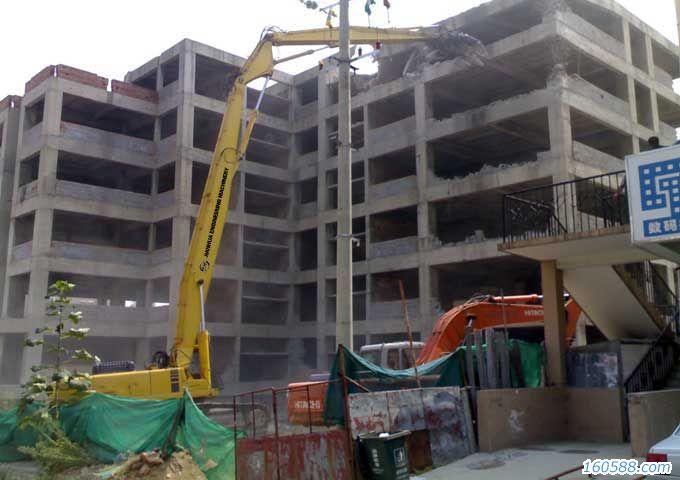 供應(yīng)鄭州拆樓臂住友挖機，三段拆樓