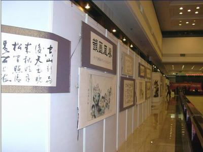 成都高校文化展書畫展板租賃圖片