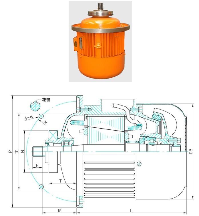 錐形電機(jī) 起重電機(jī) 61-4 24KW江陵電機(jī) 南京電機(jī)