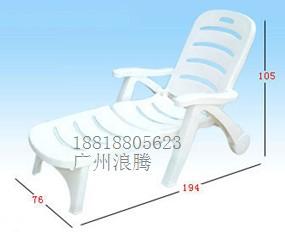 供应户外沙滩床-三折或放平可做座凳