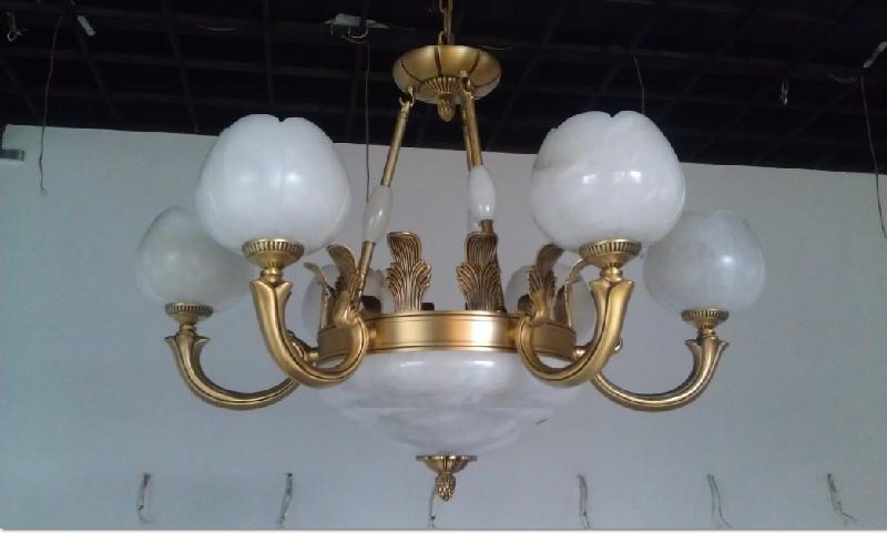 供應8頭云石銅吊燈