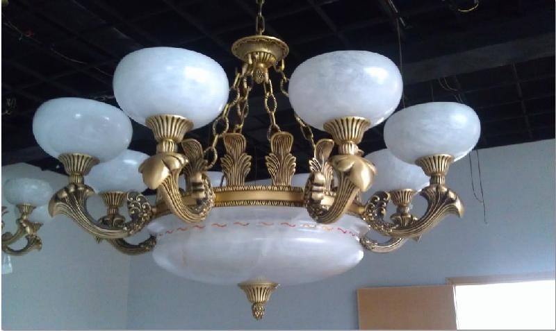 供應8頭云石銅吊燈