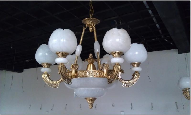 供應(yīng)豪華*貴重全銅云石燈廠家