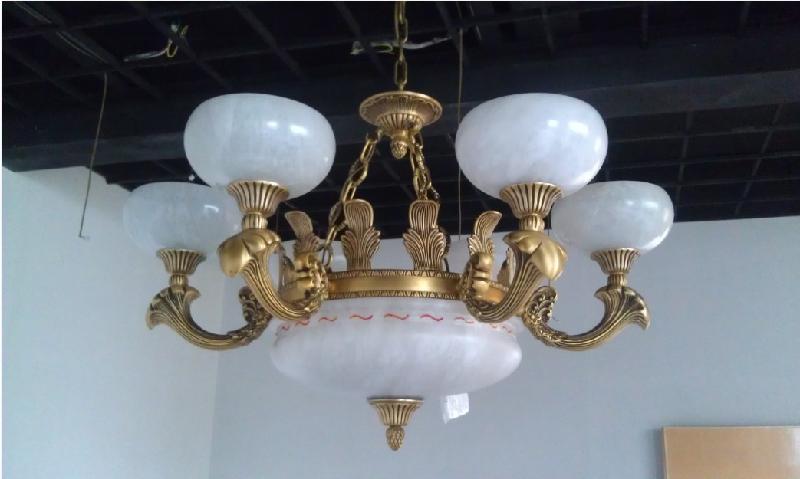 供應8頭云石銅吊燈