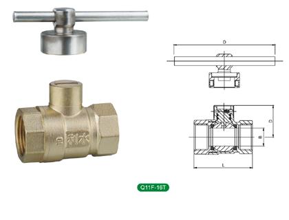 316磁性锁闭球阀Q11F-16T图片
