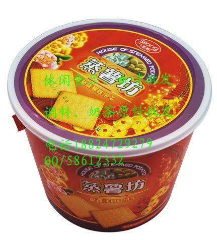 供应思朗蒸薯坊饼干600g6桶/箱价格，最便宜思朗食品经销商图片