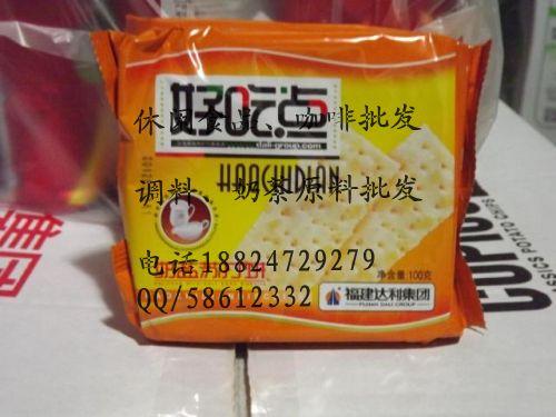 供应好吃点苏打饼100g批发商 达利园饼干休闲食品武汉总代理图片