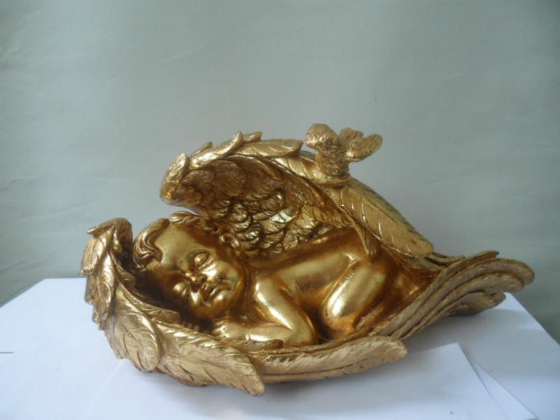供應(yīng)福建家居貼金天使擺設(shè)批發(fā)
